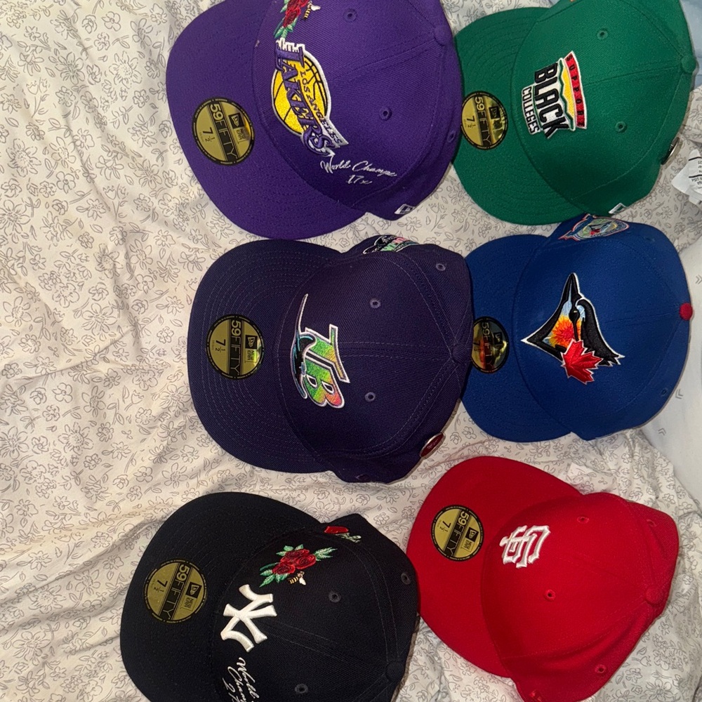 Colorful Baseball Caps Collection